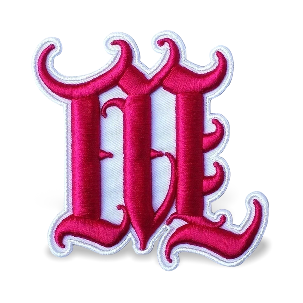 3D-Puff-Patches — Nahaufnahme