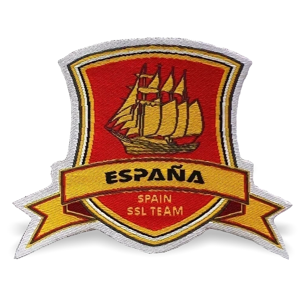 Gewebte Patches (Woven) — Nahaufnahme